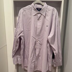 Vineyard Vines Lavender Whale Dress Shirt